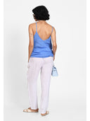 Pantaloni tapered Alb