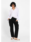 Pantaloni tapered Negru