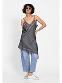 Rochie asimetrică effortless chic Gri