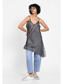 Rochie asimetrică effortless chic Gri