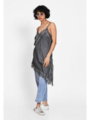 Rochie asimetrică effortless chic Gri