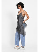 Rochie asimetrică effortless chic Gri