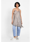 Rochie asimetrică effortless chic Taupe