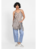 Rochie asimetrică effortless chic Taupe