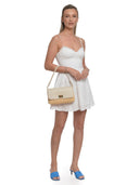 Isabella Rhea Geanta de umar Miriam piele naturala-Bej