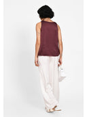 Pantaloni wide-leg Alb