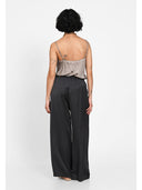 Pantaloni wide-leg Gri