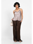 Top minimalist Taupe