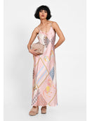 Rochie artistic print Roz