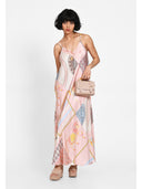 Rochie artistic print Roz