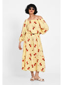 Rochie effortless chic Galben cherry