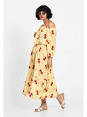 Rochie effortless chic Galben cherry