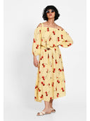 Rochie effortless chic Galben cherry
