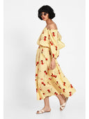 Rochie effortless chic Galben cherry