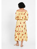 Rochie effortless chic Galben cherry