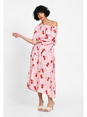 Rochie effortless chic Roz cherry