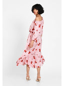 Rochie effortless chic Roz cherry