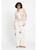 Camasa feminine office chic Alb