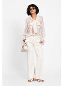 Camasa feminine office chic Alb
