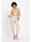 Camasa feminine office chic Galben
