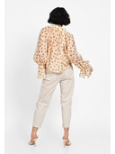 Camasa feminine office chic Galben