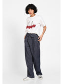 Tricou bumbac playful chic Alb