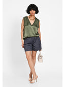 Pantaloni playful chic Albastru denim