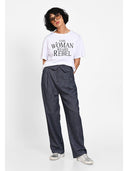 Pantaloni straight-fit Albastru denim