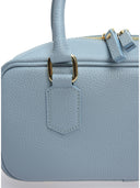 Borsa a tracolla Andreea azzurro chiaro in vera pelle