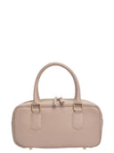 Borsa a tracolla Andreea in pelle naturale rosa cipria