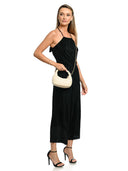 Borsa a tracolla Angela beige in vera pelle