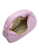 Borsa a tracolla Angela rosa in vera pelle