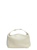 Borsa a tracolla Mara, in vera pelle beige