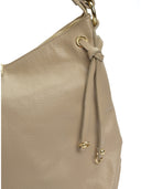 Borsa hobo Mihalea in pelle naturale taupe