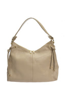 Borsa hobo Mihalea in pelle naturale taupe