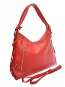 Borsa hobo Mihalea in vera pelle Rossa