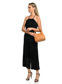 Borsa hobo Mirela cognac in vera pelle