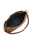 Borse Borsa a tracolla Madalina in pelle naturale Cognac