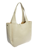 Borse Borsa a tracolla Larisa beige in vera pelle