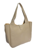 Roberta M Geanta de umar  Larisa piele naturala-Bej inchis(taupe)