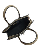 Borsa tote Lidia in pelle naturale color tortora