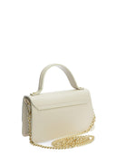 Borsa a tracolla Sandra beige in vera pelle