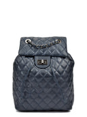 Anna Luchini Rucsac Anippe piele naturala -Albastru
