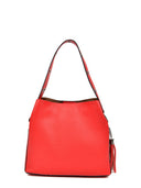 Borsa a mano Florina in vera pelle rossa