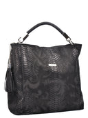 Carla Ferreri Geanta HOBO Marcela piele naturala Negru