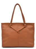 Borsa a mano Brigida cognac vera pelle