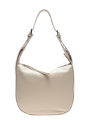 Borsa a tracolla Gelia beige in vera pelle