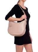 Borsa a tracolla Gelia rosa in vera pelle