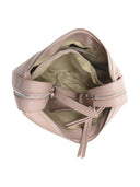 Borsa a tracolla Gelia rosa in vera pelle