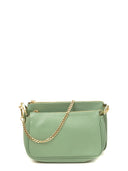 Borsa a mano Esmeralda verde chiaro in vera pelle